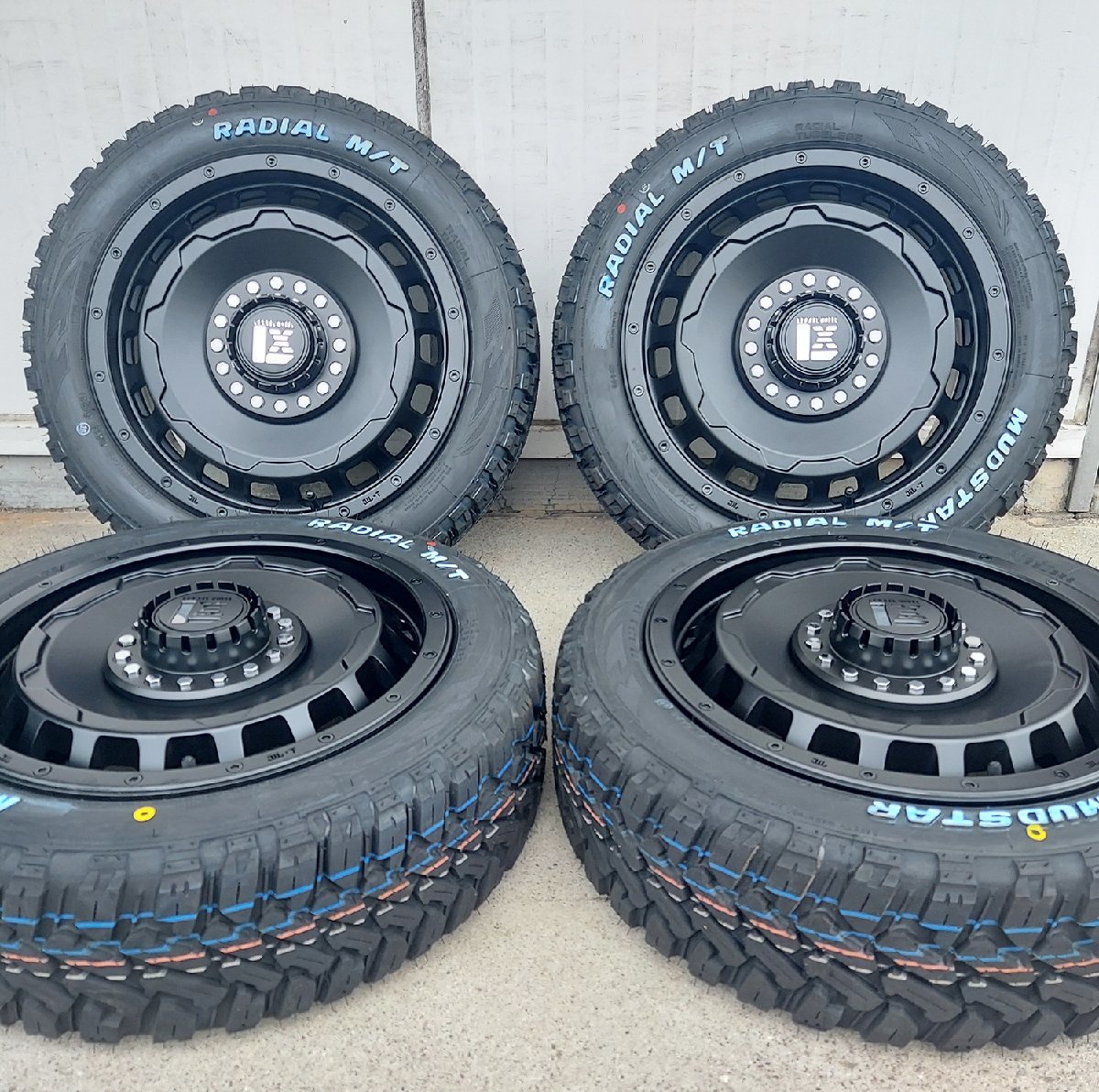 プリウス ステップワゴン VOXY LEXXEL SwaGGer Mudstar Radial MT 205/60R16 タイヤホイール 16インチ ホワイトレター_画像5