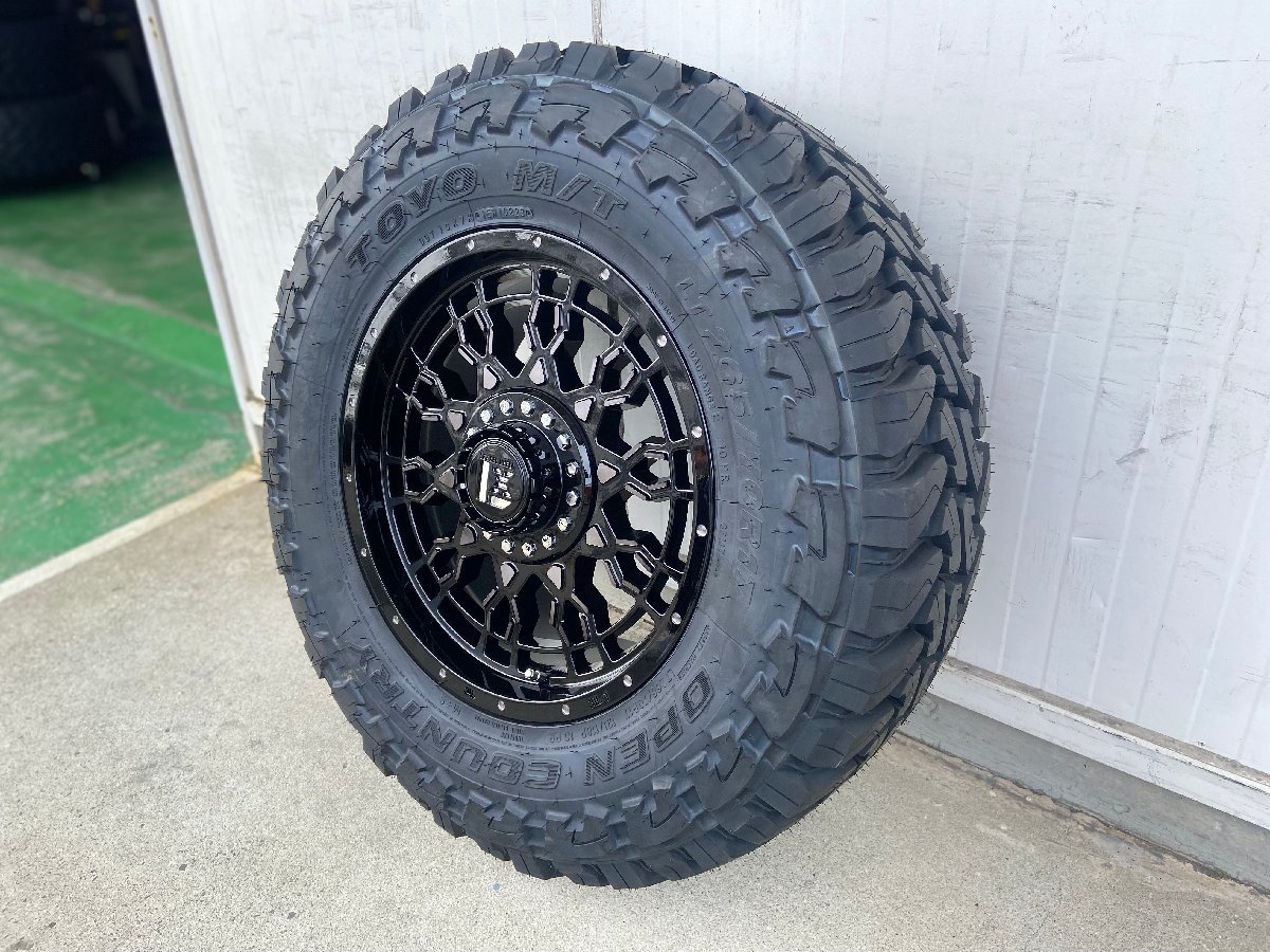 【新品】JKラングラー・JLラングラー タイヤ ホイール4本セット トーヨー オープンカントリーMT 265/70R17 LEXXEL PreDator 17インチ_画像5