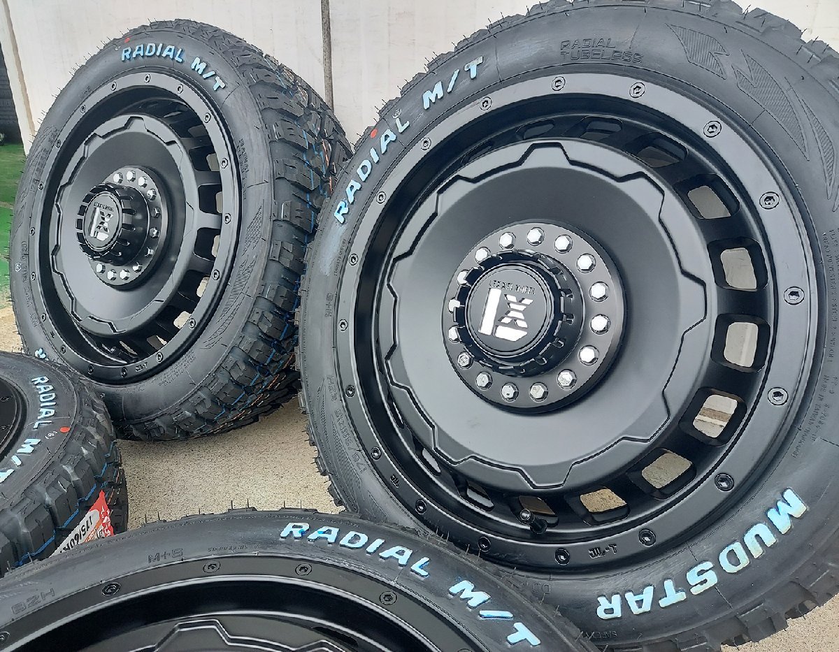 プリウス ステップワゴン VOXY LEXXEL SwaGGer Mudstar Radial MT 205/60R16 タイヤホイール 16インチ ホワイトレター_画像2