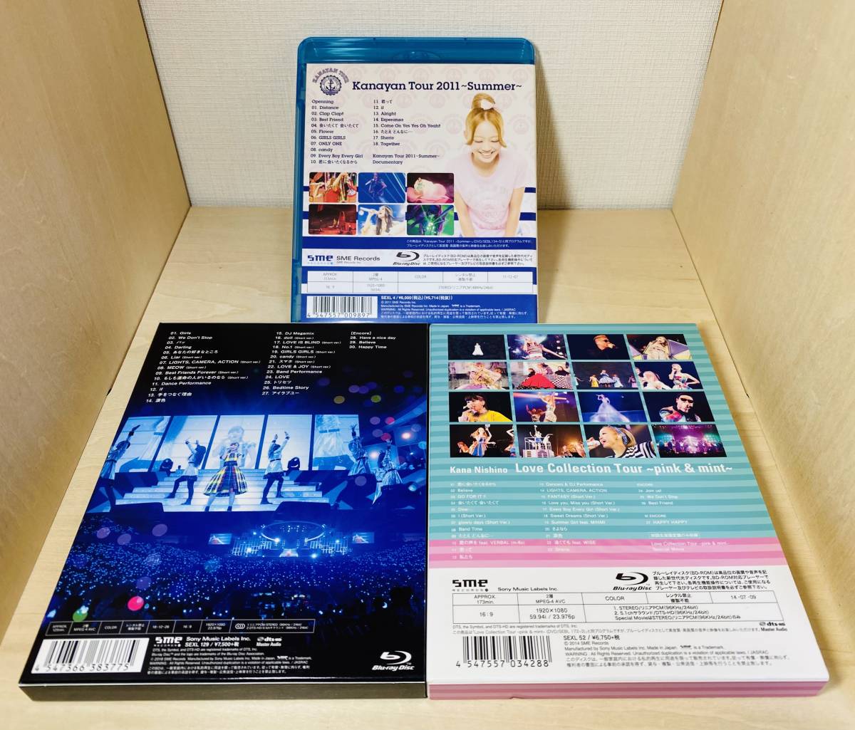 ■送料無料■ 西野カナ ライブ blu-ray 3枚セット 初回限定版