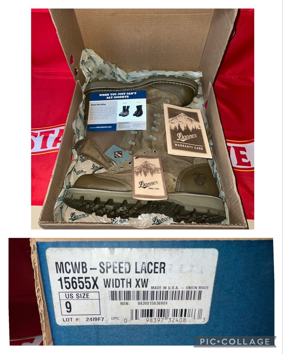  новый товар не использовался бирка с коробкой MADE IN USA Danner USMC MCWB-SPEED RACER 15655X BLACKTAG 9 дюймовый 27 см койот Brown GORE-TEX ①