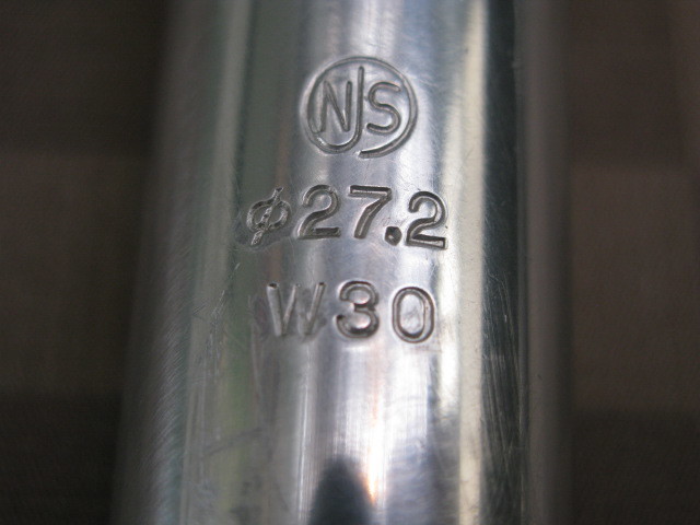 ピスト・競輪/NJS認定NITTO 72周年記念モデルピラー27.2mmW30中古品KP_画像3