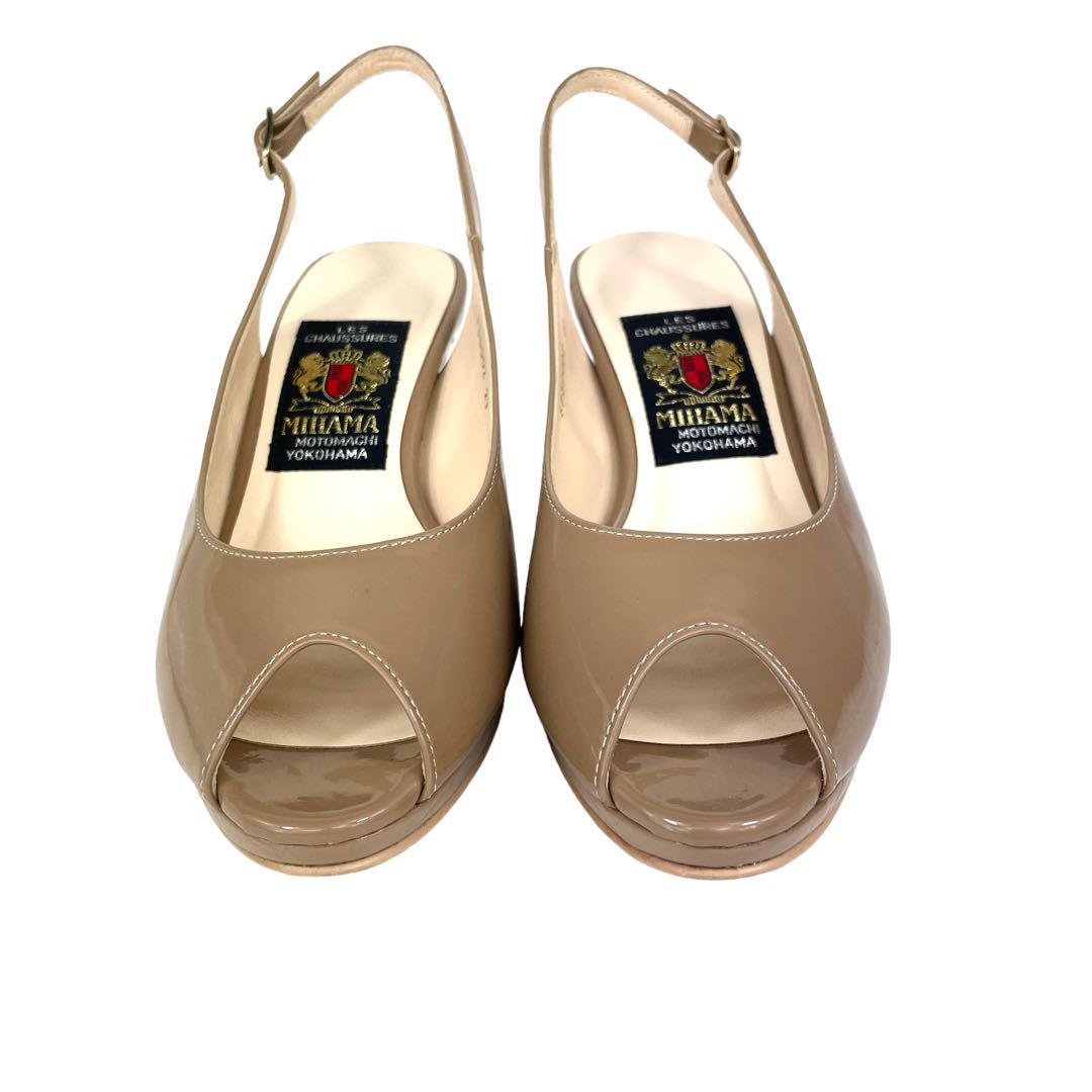 最大10%OFFクーポン 【美品】MIHAMA ミハマ オープントゥ サンダル