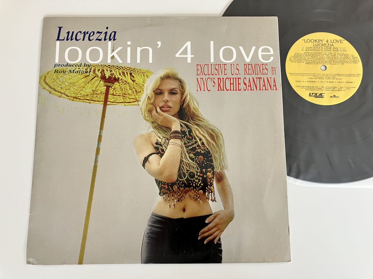 Lucrezia / Lookin' 4 Love EXCLUSIVE U.S.REMIXES 12inch LOGIC RECORDS US 74321-76488-1 2000年盤,Richie Santana,Roy Malone,HOUSE,_画像1