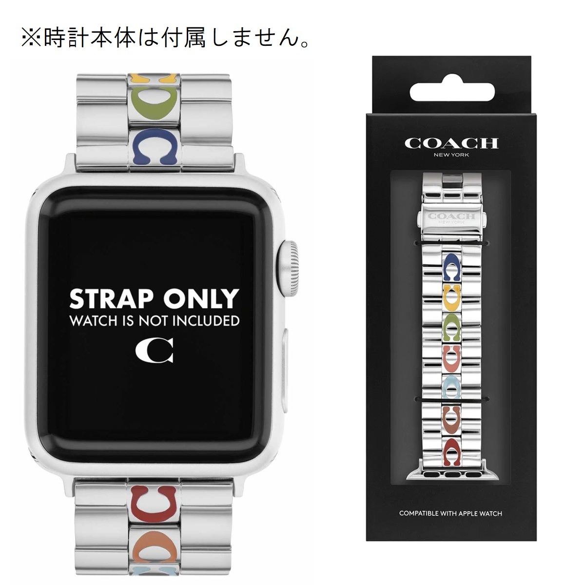 コーチ COACH アップルウォッチ ステンレス シグネチャー コーチ COACH アップルウォッチ ステンレス シグネチャー