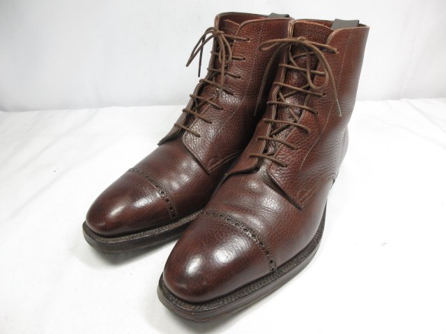 美品 【クロケット&ジョーンズ CROCKETT&JONES】 ハンドグレード