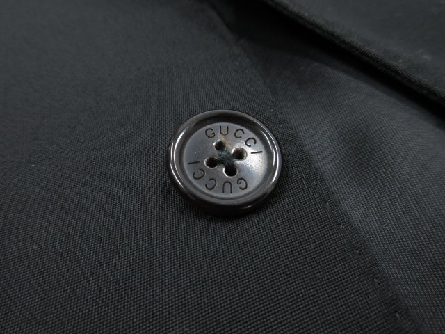 人気満点 size52 ルイヴィトン 3釦ブラックジャケット 黒無地 general