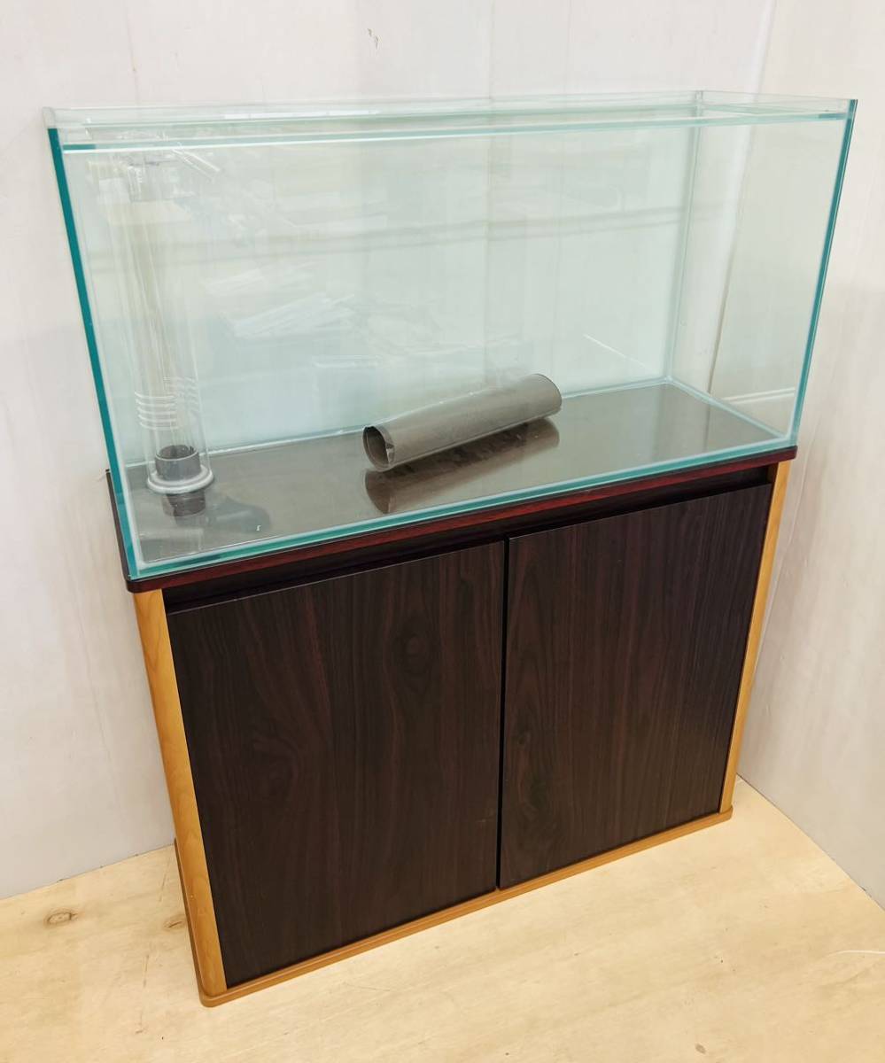 NEW ARRIVAL】 600×450×450オーバーフロー水槽セット ブラックシリコン