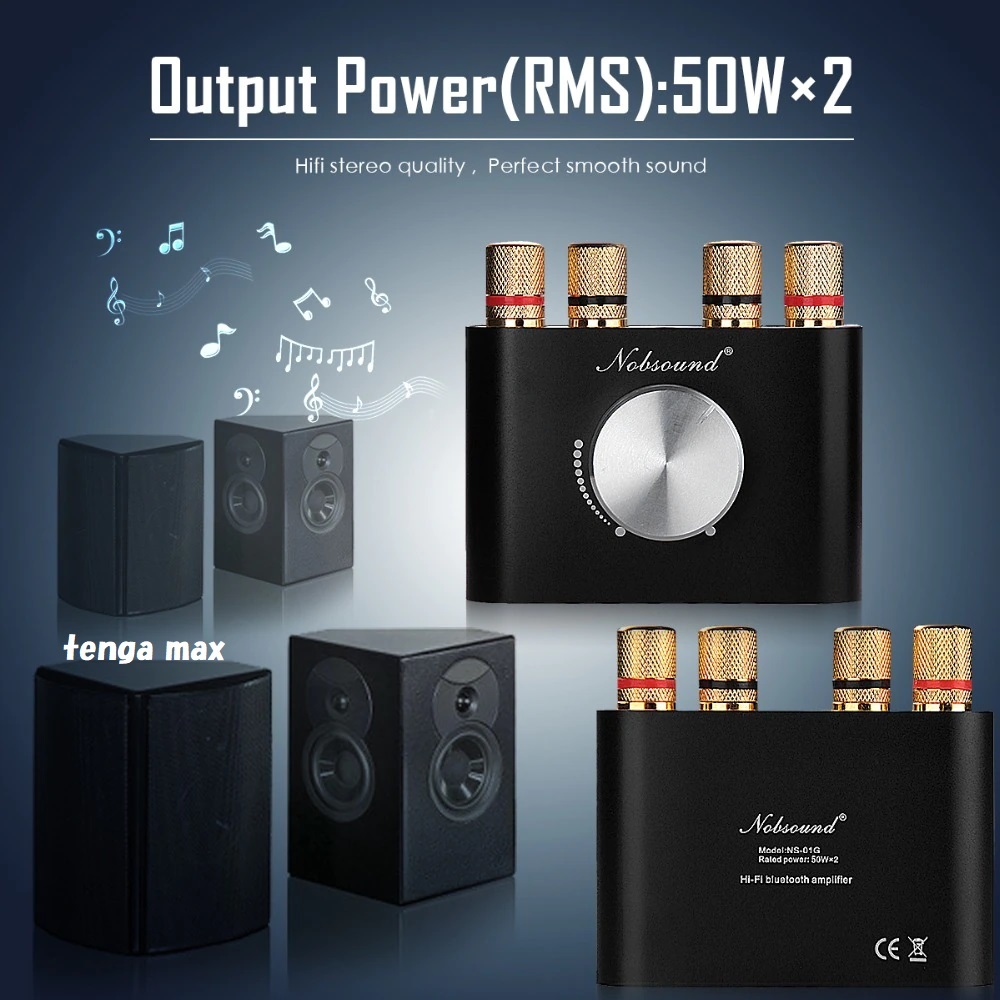 3色 ■ Audio-hi-fi デジタル ステレオ アンプ bluetooth 5.0 2.0チャンネル ■ tpa3116 ハイパワー ワイヤレス レシーバー DC12V E101_画像5