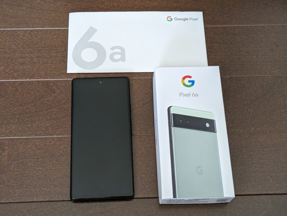 Google Pixel 6a 本体 Sage セージ グリーン 128GB SIMフリー 美品 5G