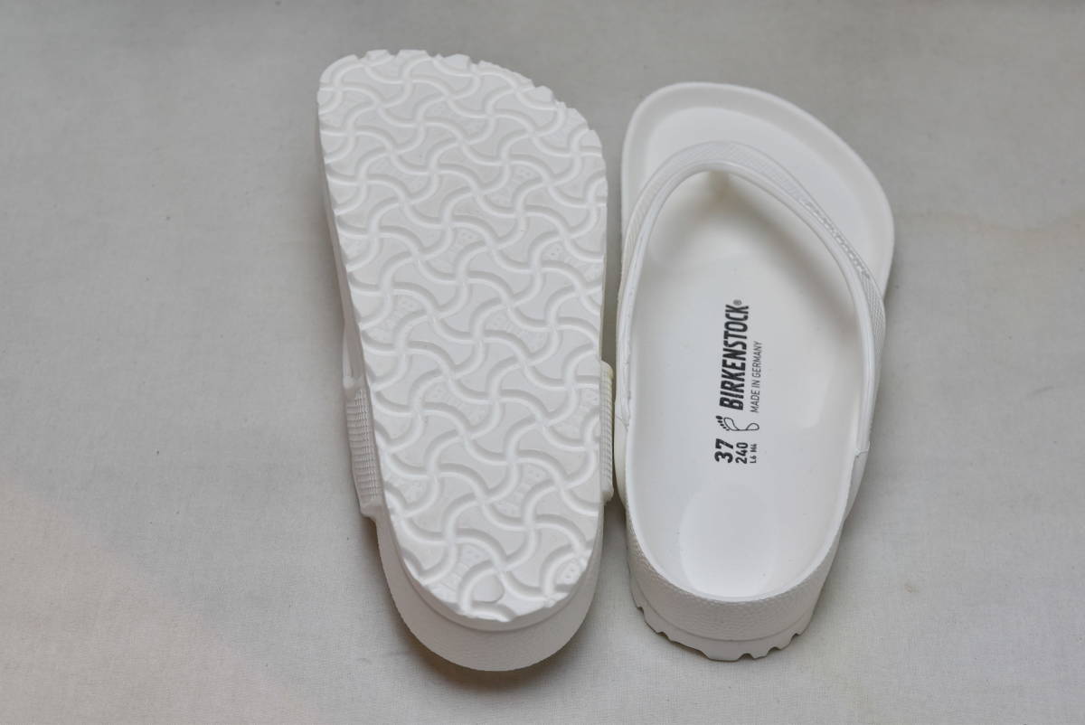 BIRKENSTOCK ビルケンシュトック　Honolulu　EVA　ホノルル　ウォッシャブルサンダル　ホワイト　37　24cm相当　未使用品　ドイツ製_画像2