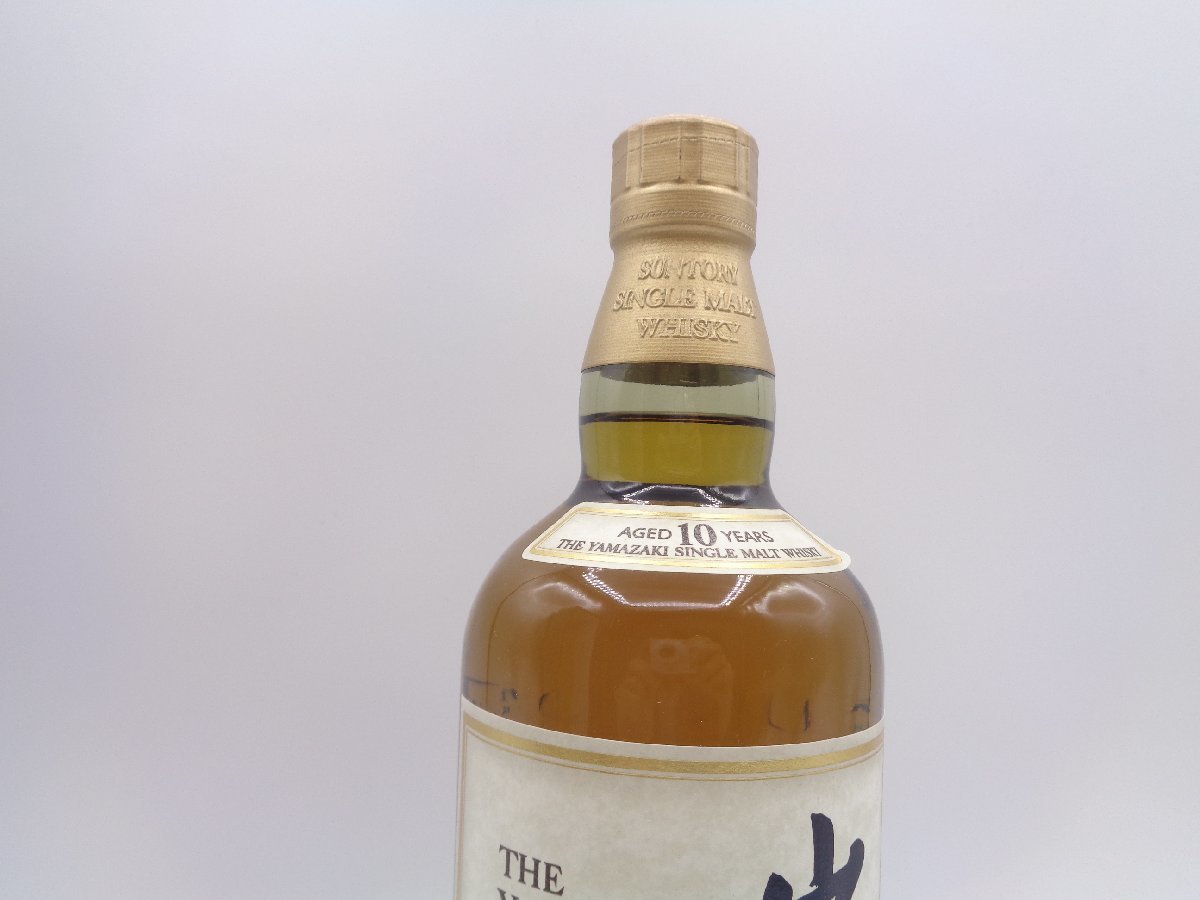 SUNTORY WHISKY サントリー シングルモルト ウイスキー 山崎 10年