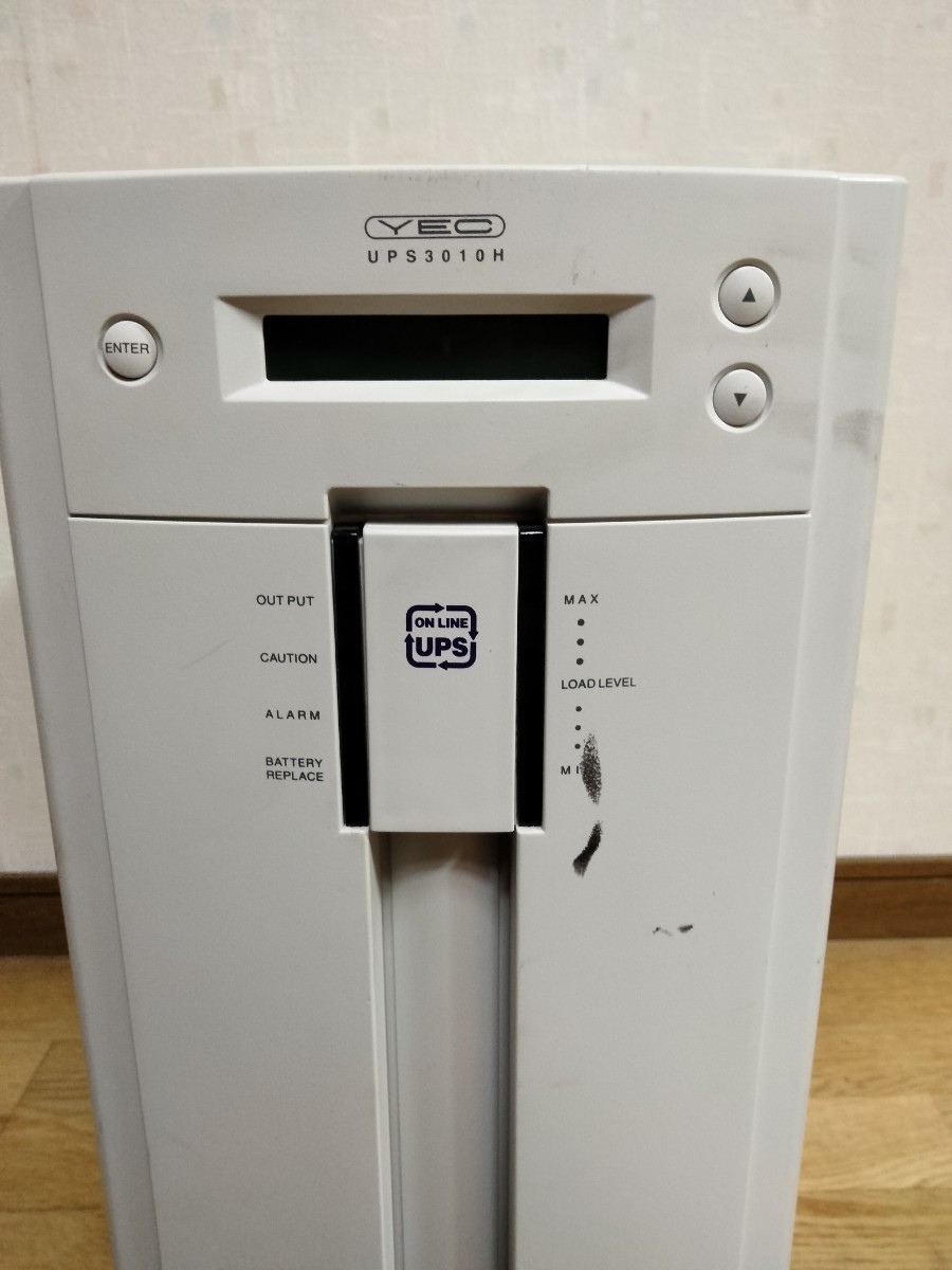 ユタカ電機 UPS3010H UPS3010HS YEC UPC 小型交流無停電電源装置　中古現状_画像2