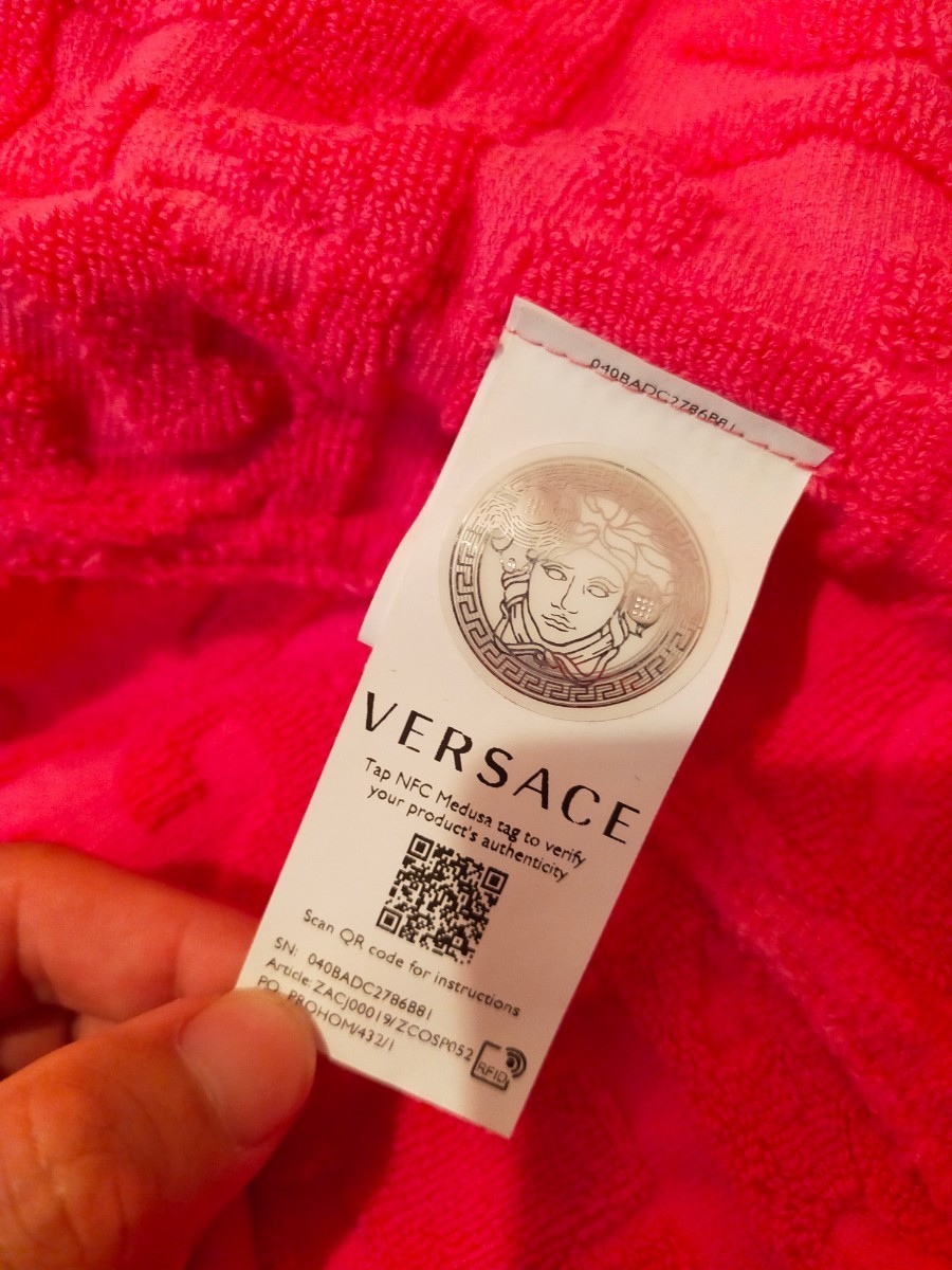 正規美品 ヴェルサーチ バスローブ VERSACE ショートバスローブ ルーム
