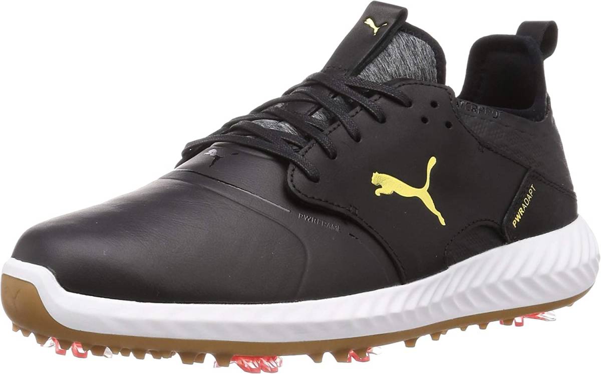 プーマ 25.5cm イグナイト パワーアダプト ケージド クラフテッド ブラック PUMA IGNITE POWER ADAPT ゴルフ シューズ GOLF **_画像2