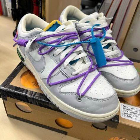 OFF-WHITE × NIKE DUNK LOW 1 OF 50 47 オフホワイト × ナイキ ダンク