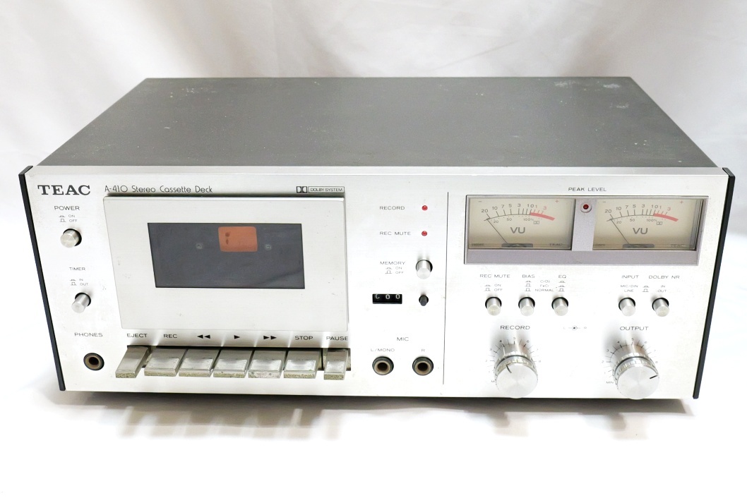 注目 ティアック A-410 □録再できたけどジャンク扱い！即決！TEAC