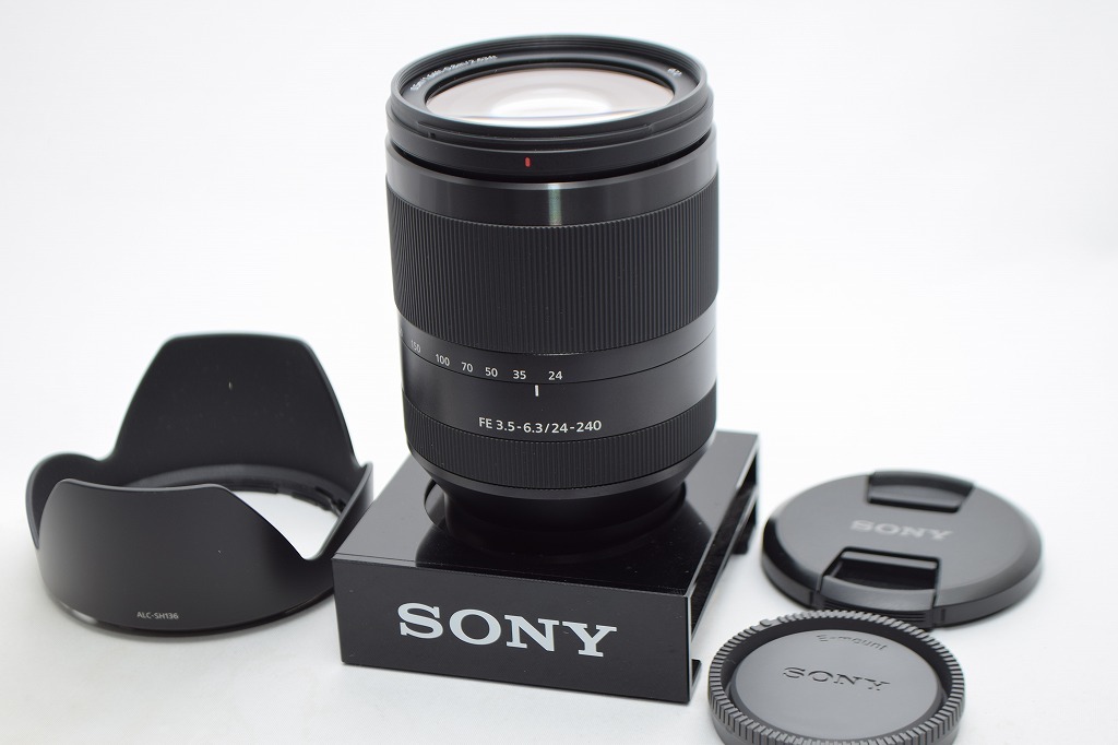 美品☆SONY ソニー FE24-240mm F3.5-6.3 OSS SEL24240☆レンズフード付 ソニー SONY レンズフード ALC-SH115