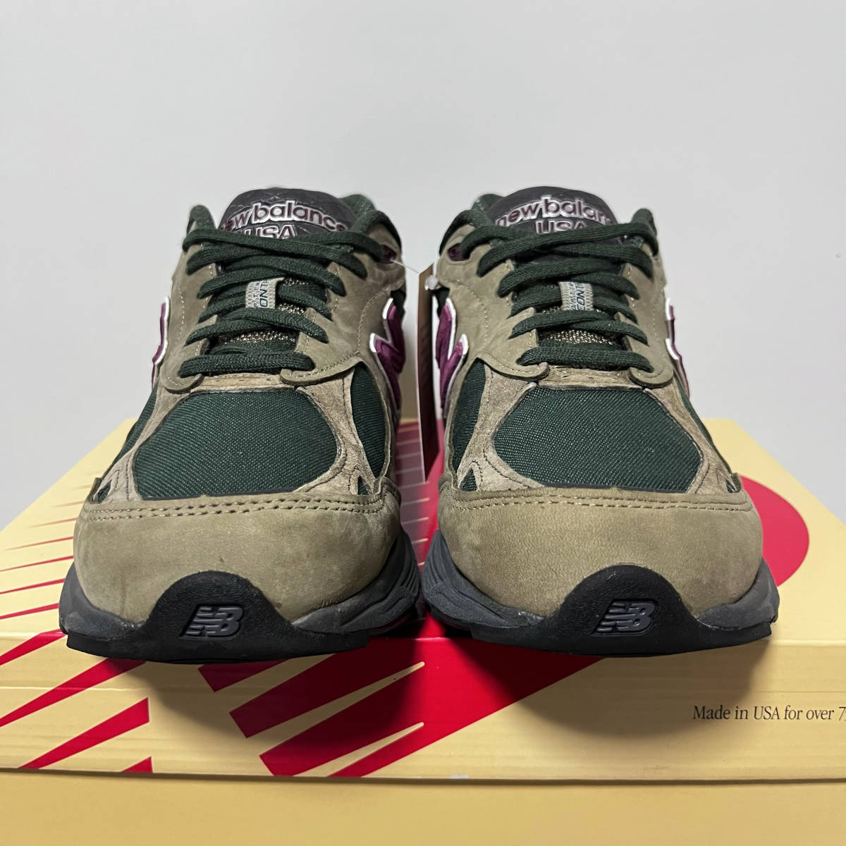 日本未発売【28.5cm】NEW BALANCE MADE in USA 990V3 Core M990GP3 Width:D ニューバランス990 オリーブ 990GP3