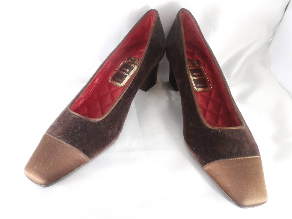 RENE CAOVILLA* Rene Caovilla * original leather pumps *36.5*23.5* trying on only * search ....23.5