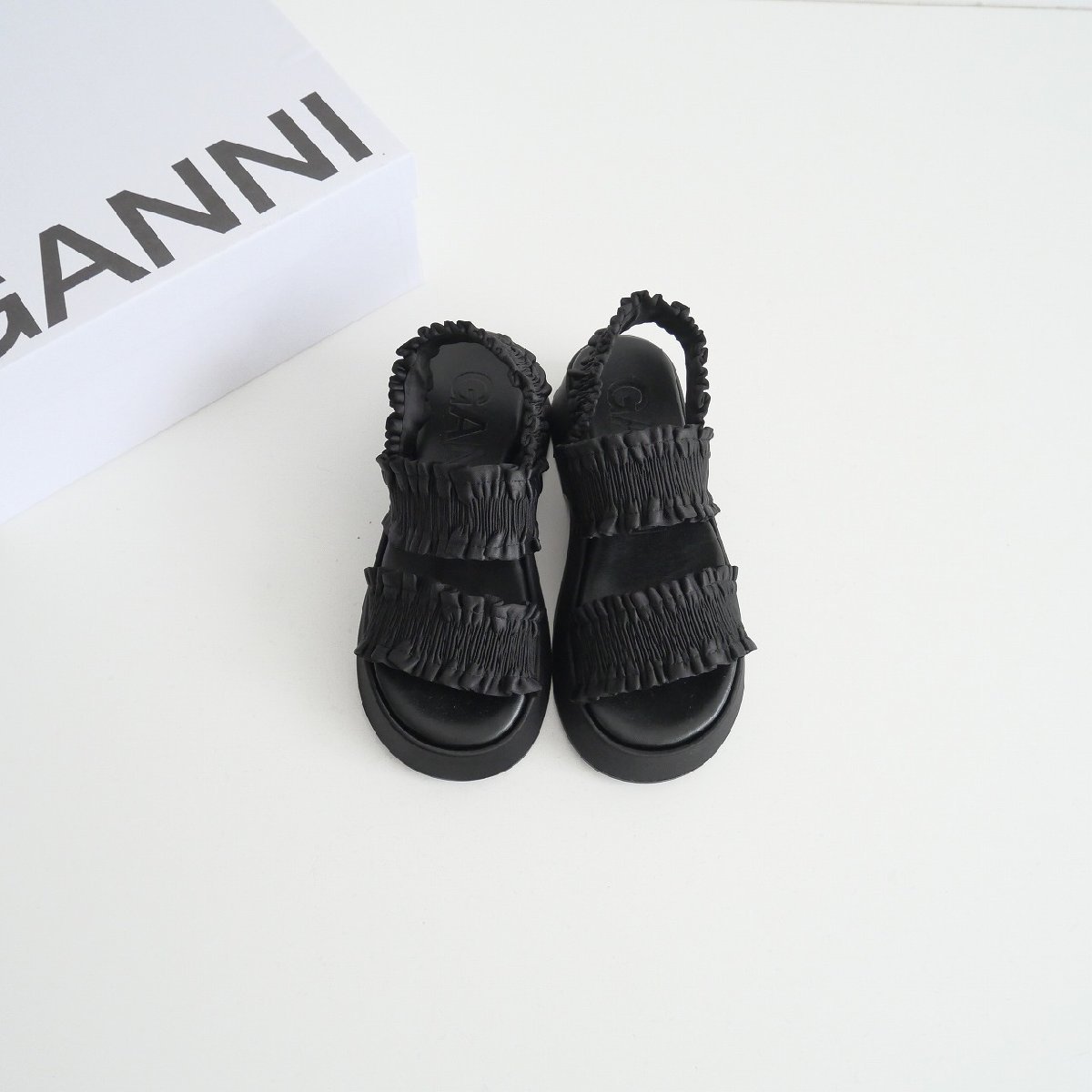 2023SS今季 / GANNI ガニー / Smock Flaftorm Sandal サンダル 37