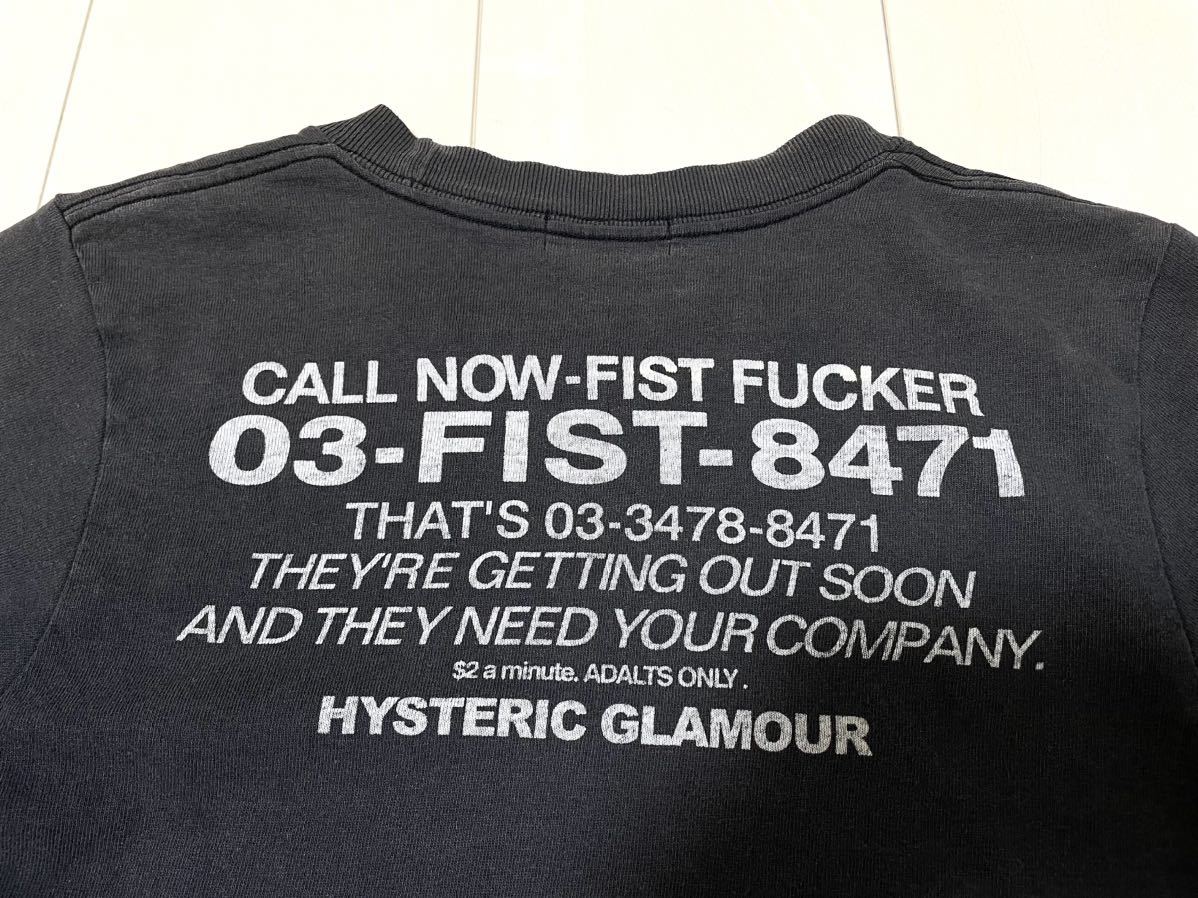 80s 90s レア 初期　HYSTERIC GLAMOUR ヒステリックグラマー Terry Richardson テリー リチャードソン ヴィンテージ Tシャツ 希少 NO10987_画像7