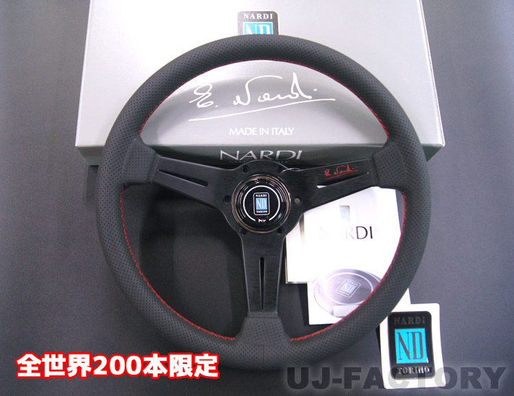 限定品 正規品 NARDI SPORTS ステアリング TYPE A 340 RED ブラック