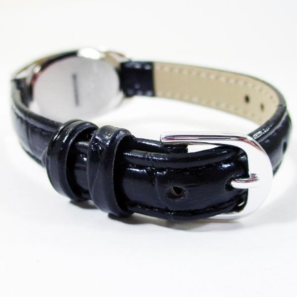シチズン ファルコン 腕時計 日本製ムーブメント 革ベルト ホワイト/ブラック レディース 婦人 QA03-304/8153_画像7