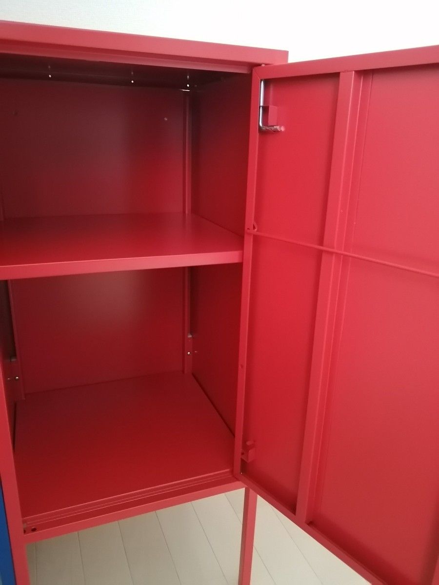 廃盤カラー IKEA リックスフルト LIXHULT 赤 レッド イケア!スチールキャビネット 廃盤カラー IKEA リックスフルト LIXHULT 赤 レッド イケア!スチールキャビネット