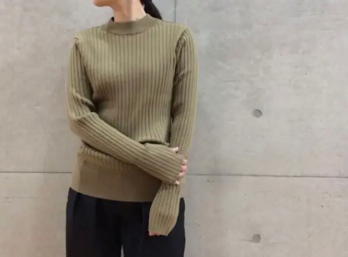 HYKE ニット RIB SWEATER ハイク 指抜きリブニット｜PayPayフリマ