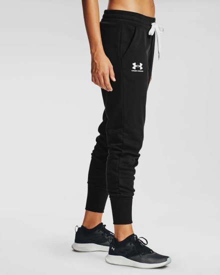 新品 アンダーアーマー フリース スウェット パンツ L 黒 ブラック ジョガー UNDER ARMOUR 1356416 LG 即決_画像3