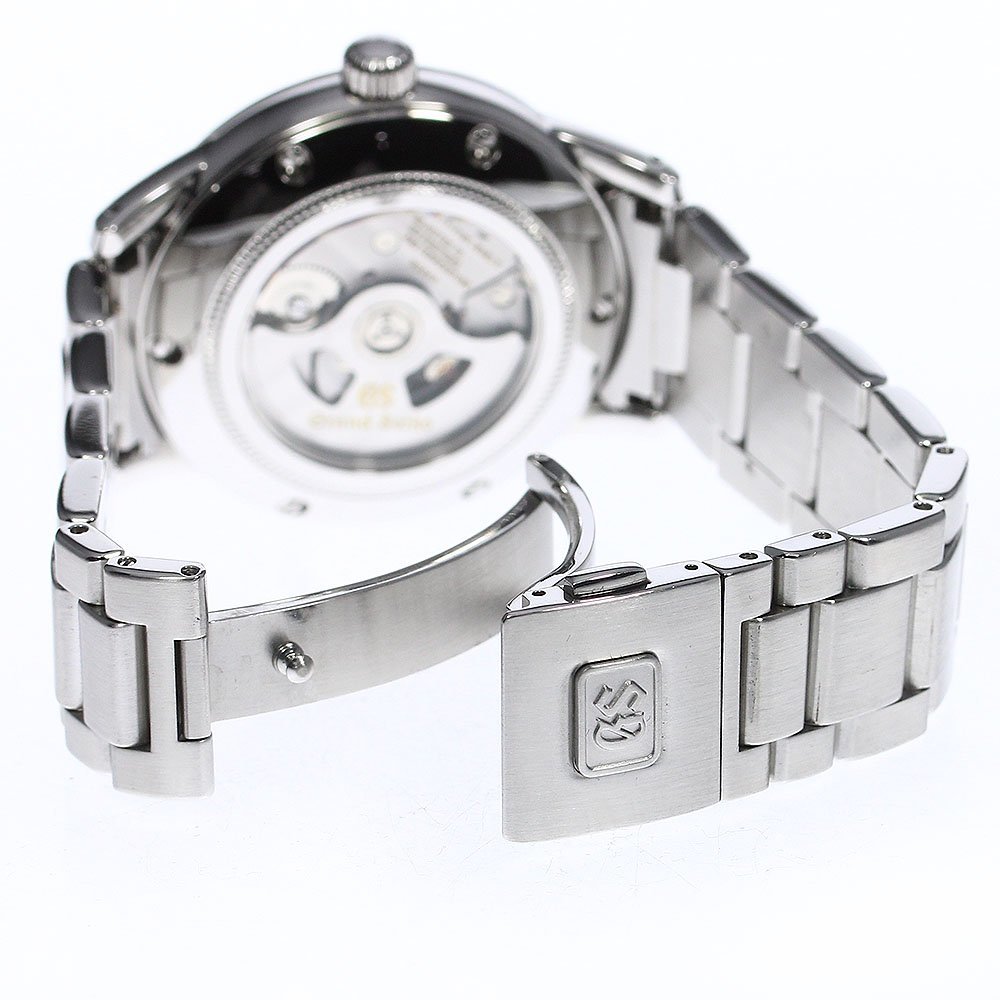  with translation Seiko SEIKO SBGM023/9S66-00A0 Grand Seiko GMT Date self-winding watch men's box attaching _748865