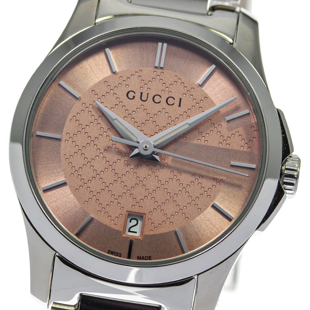 GUCCI 時計レディースYA126524 Gダイアル