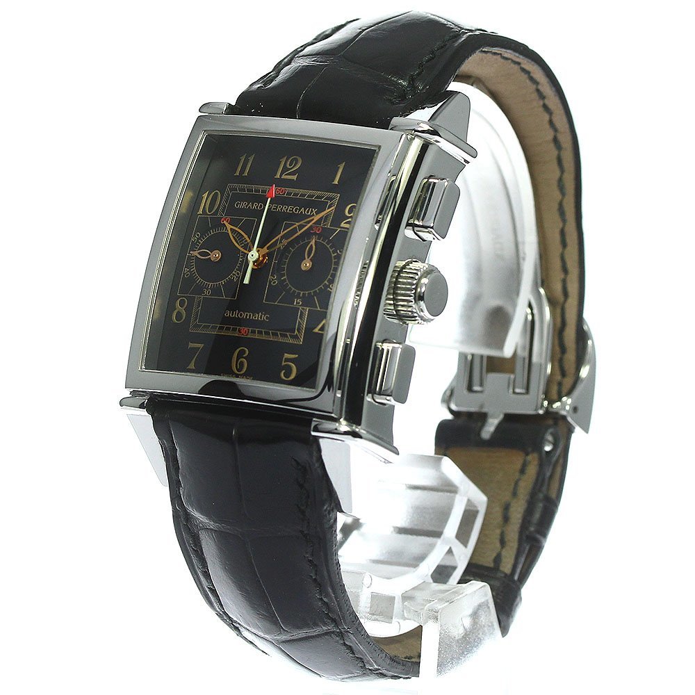 jila-ru*perugoGIRARD-PERREGAUX 25990.0.11.6786 Vintage 1945 chronograph self-winding watch men's _742072