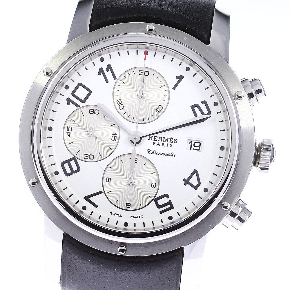 高級品市場 クリッパー CP1.910 HERMES エルメス クロノ 箱・保証書