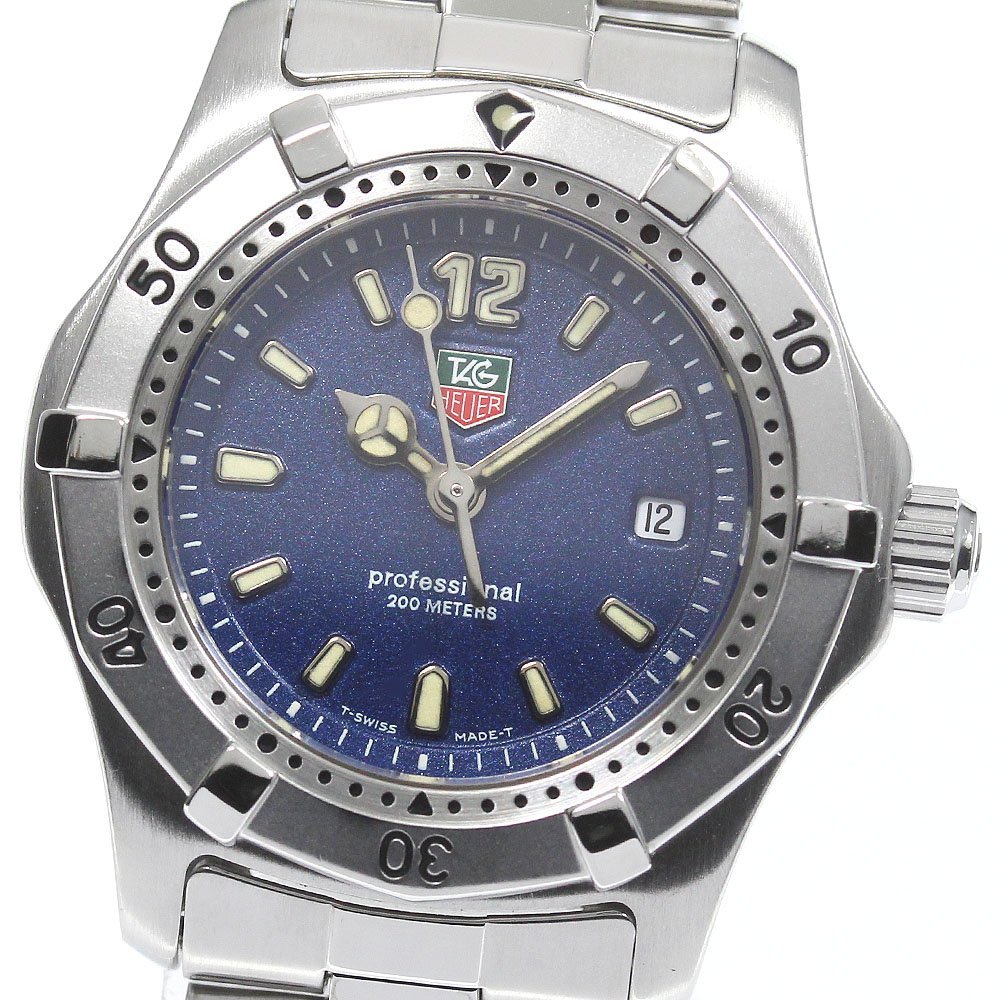 高額売筋】 デイト プロフェッショナル200ｍ WK1313.BA0313 HEUER TAG