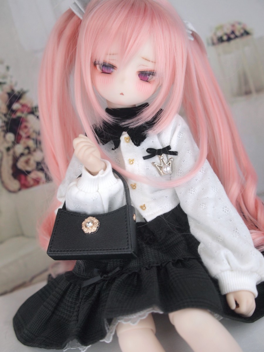 【ぐるぐる】DDH-29 SW肌 ドルフィードリーム MDD Dollfie Dream カスタムヘッド + 碁石アイ2種 パテ盛り ※難有り_画像4