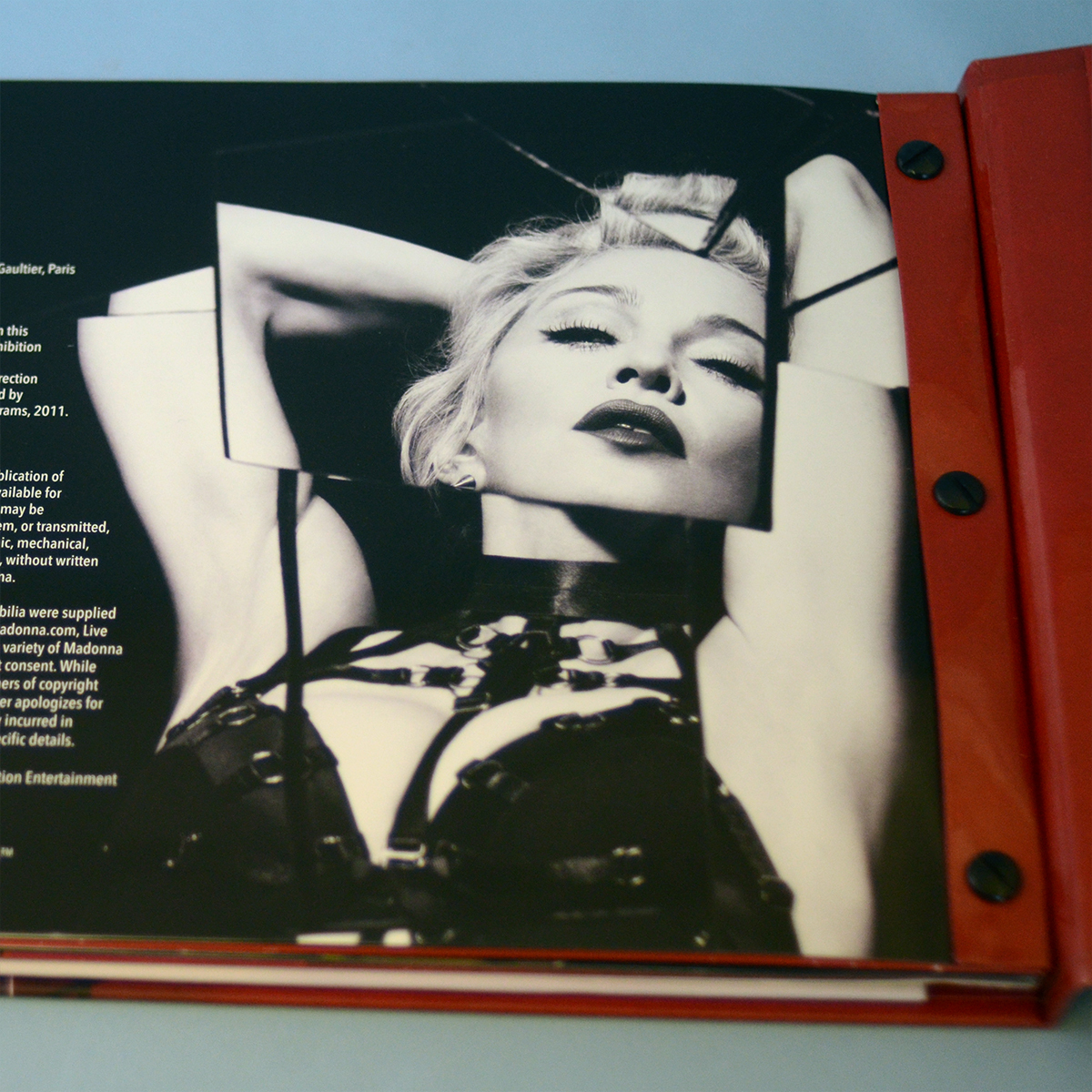 マドンナ SS席限定で配布された限定稀少本！ Madonna Rebel Heart Tour 写真集 特製ギターピックなど付属品多数！_画像6