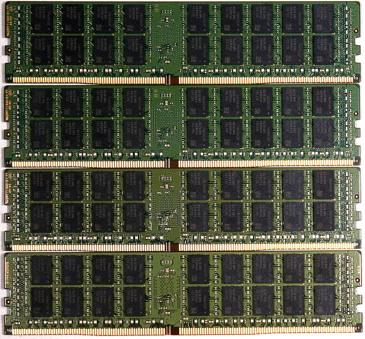 HPE純正 SAMSUNG DDR4-2400 ECC REG 3枚 計24GB