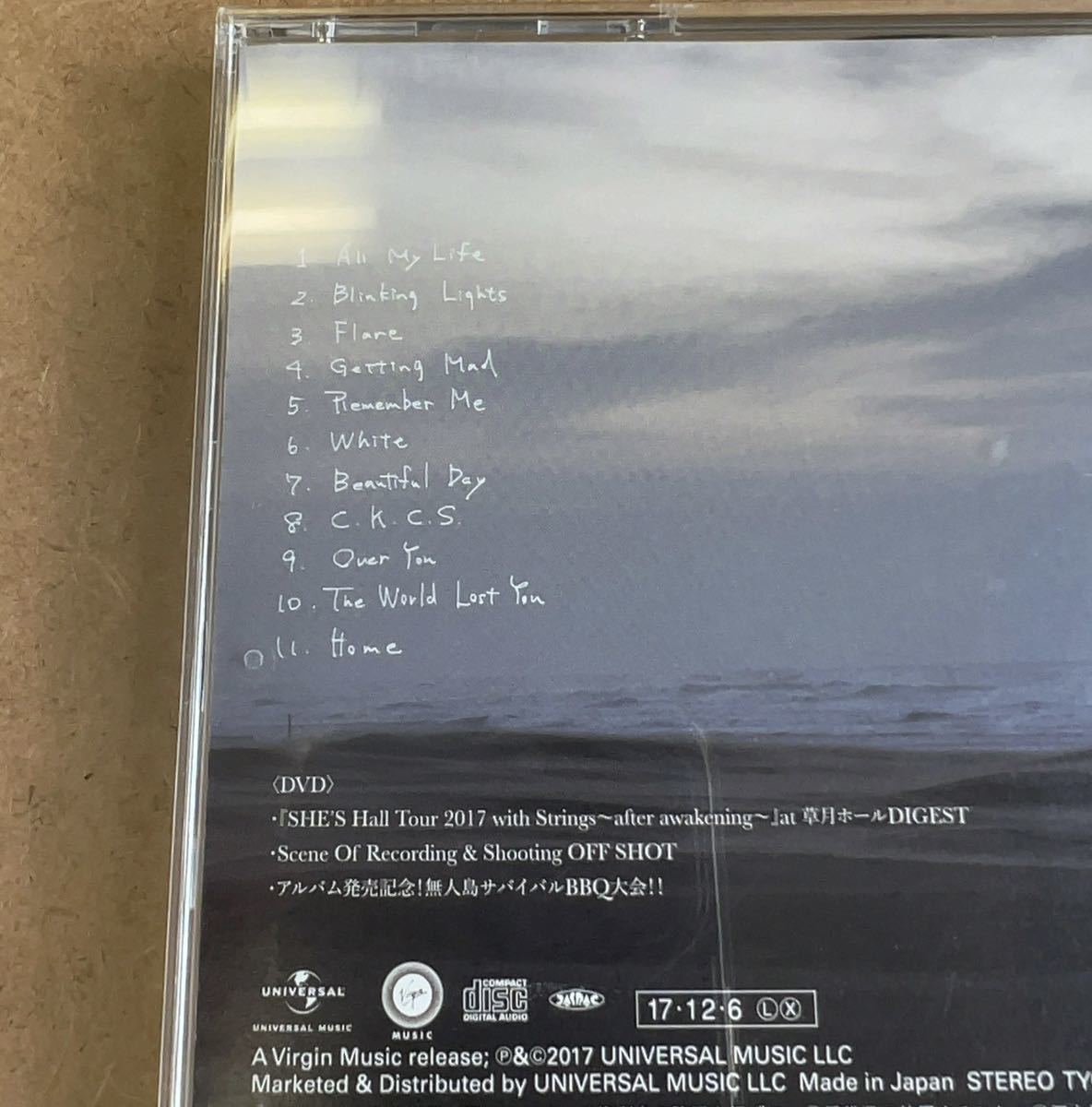 送料無料☆SHE'S『Wondering』初回限定盤CD＋DVD48分収録☆美品☆アルバム☆305の画像3
