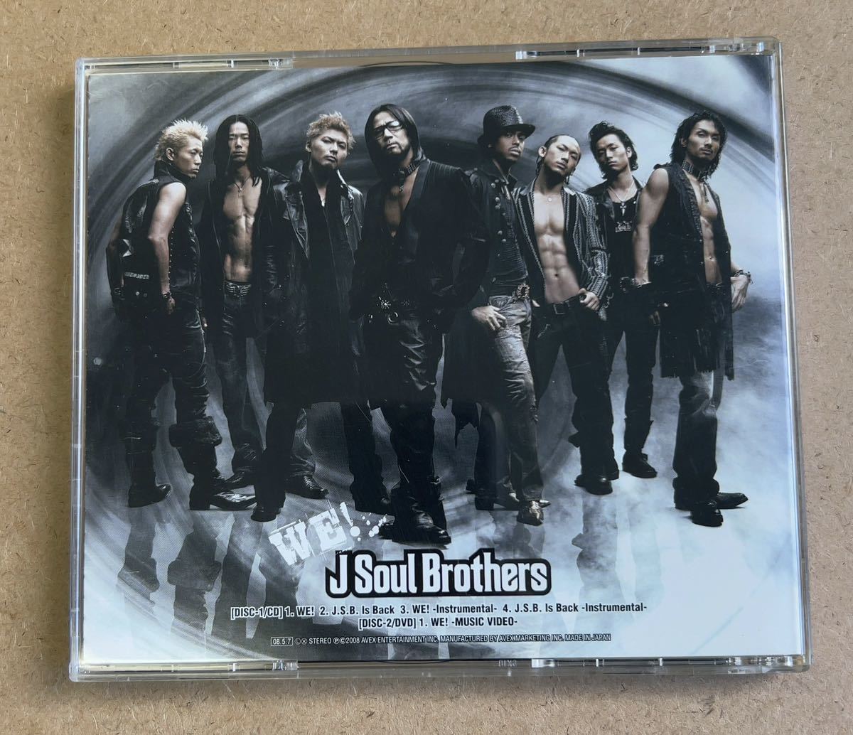 送料無料☆J Soul Brothers『WE!』初回限定盤CD＋DVD☆美品☆EXILE☆303_画像2