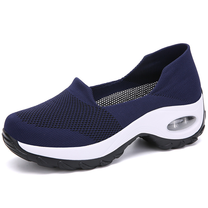  great popularity nurse shoes walking shoes lady's thickness bottom slip-on shoes diet mesh sport shoes walk posture adjustment correction shoes 39