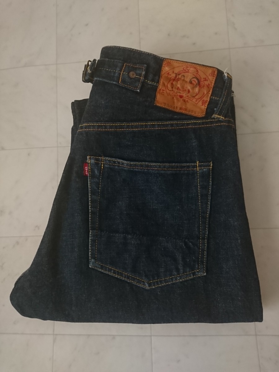 初期 EVIS エヴィスジーンズ Lot2504XX No.2デニム EVlSU エビス 1995年 90S ビンテージ 虎耳 デニムパンツ EVISU DENIM エヴィス_画像10