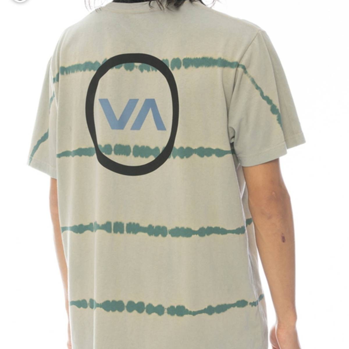 【新品未使用】RVCA ルーカ Tシャツ タイダイ ボーダー バックプリント Mサイズ_画像6
