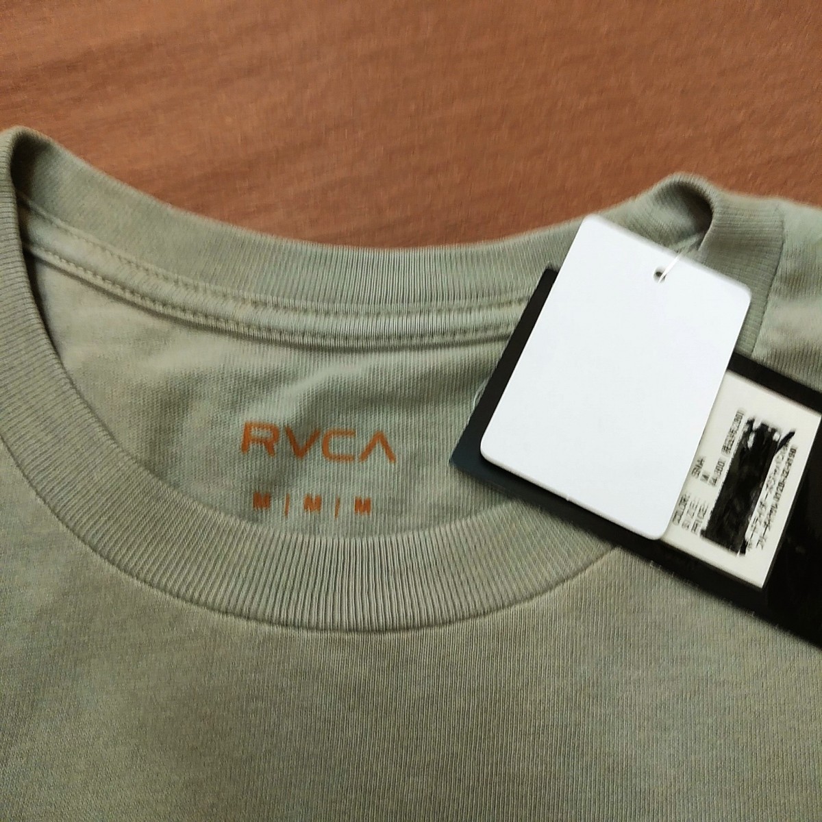 【新品未使用】RVCA ルーカ Tシャツ タイダイ ボーダー バックプリント Mサイズ_画像5