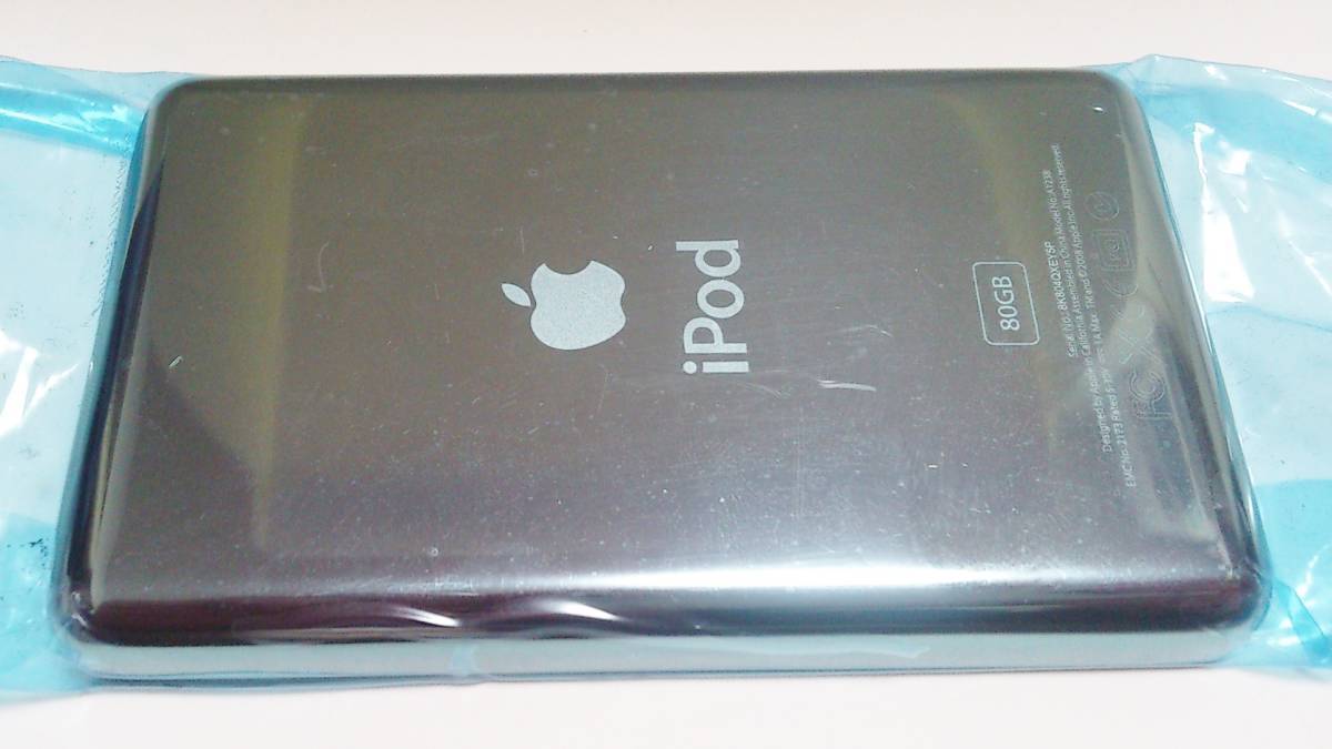 美品 iPod classic 80GB ブラック(外装一式 HDD バッテリー新品) 第6世代 MB147J 動作品 本体_画像4