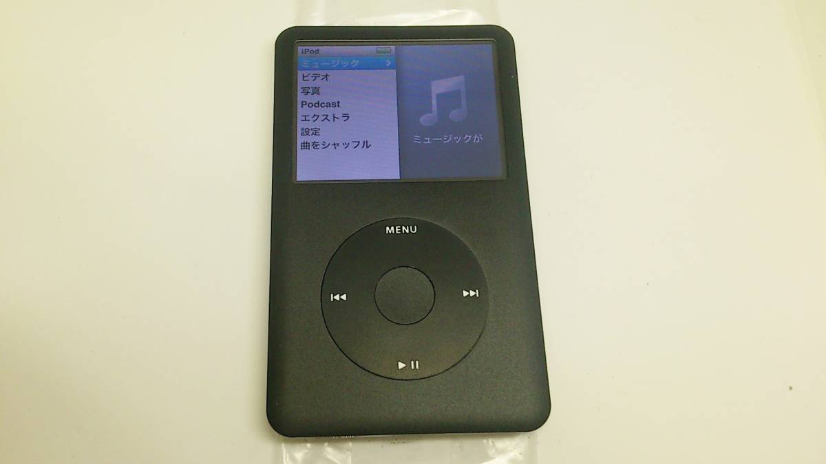 美品 iPod classic (160GB→SSD 512GB 大容量化) ブラック (外装一式
