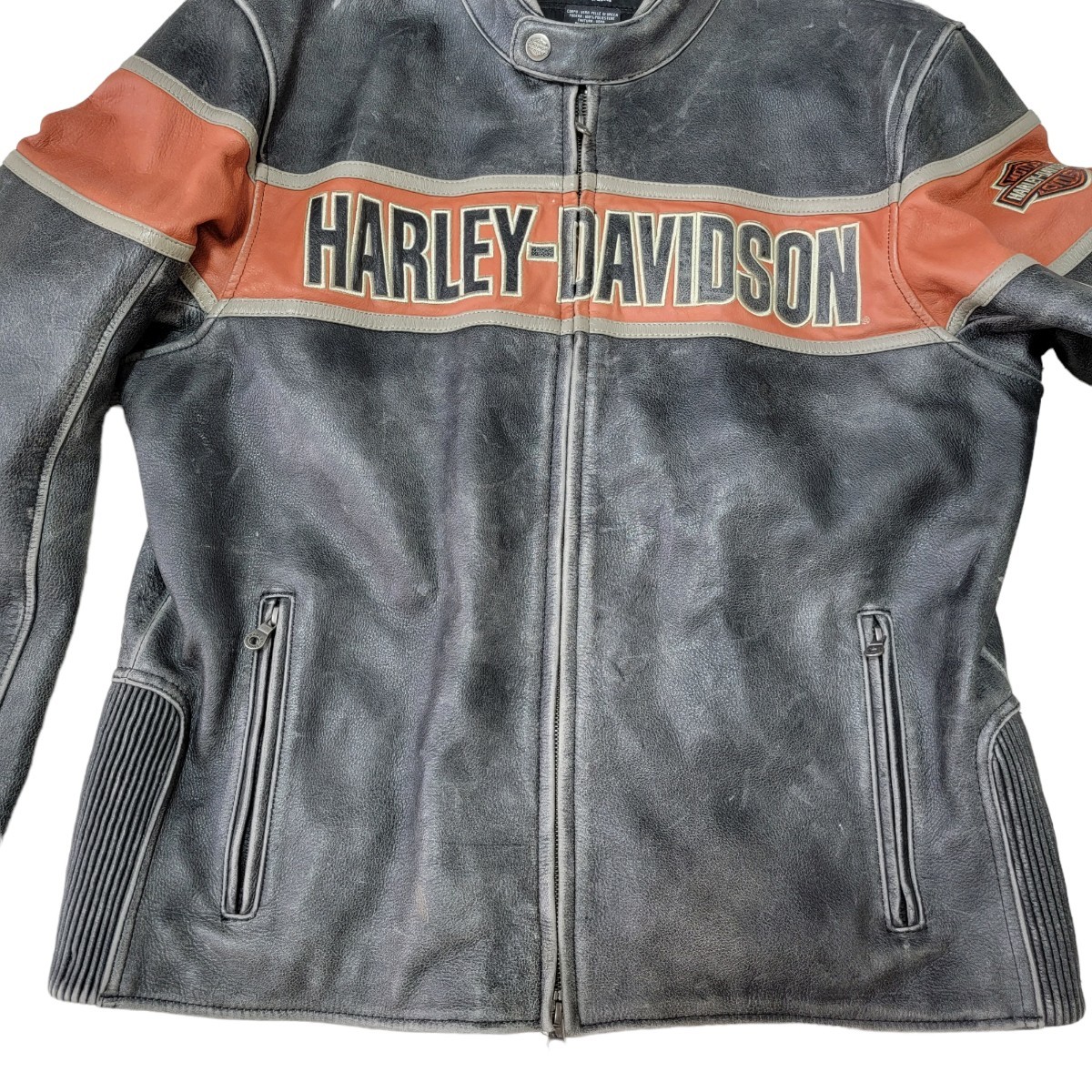 希少】ハーレーダビッドソン HARLEY DAVIDSON 両面ロゴ XL クラック