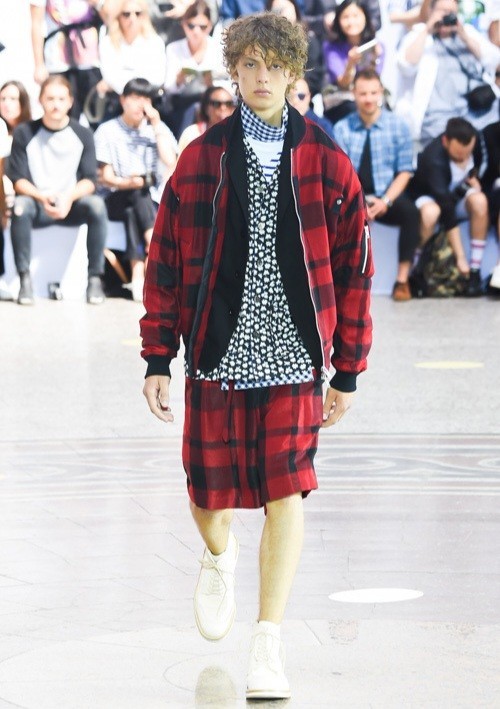 美品】16SS サカイ SACAI ドッキング ブロックチェック柄 MA-1 美品】16SS サカイ SACAI ドッキング ブロックチェック柄 MA-1
