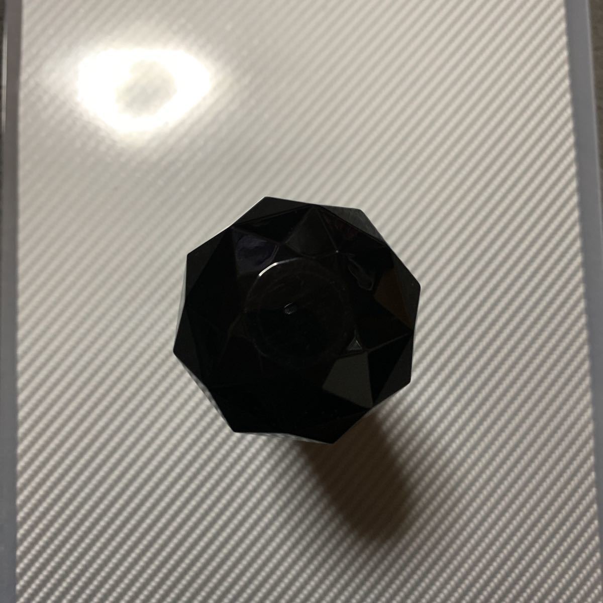 10×1.25 ブラックダイヤカット　シフトノブ　15cm デコトラ　レトロ　トラック内装_画像3